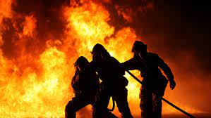 group of fire fighters